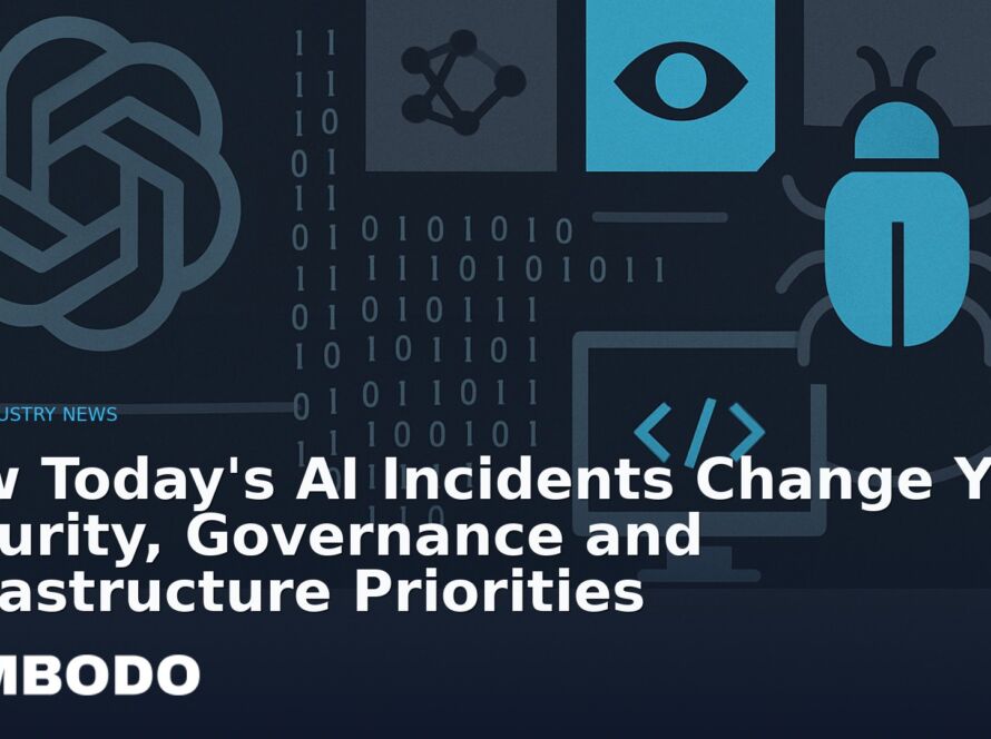 Illustration for the Kimbodo News & Research briefing “How Today's AI Incidents Change Your Security, Governance and Infrastructure Priorities” (AI Industry News).