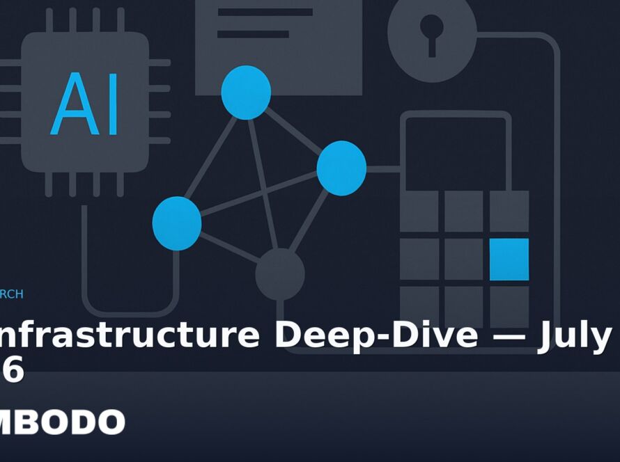 Illustration for the Kimbodo News & Research briefing “AI Infrastructure Deep-Dive — July 27, 2026” (Research).