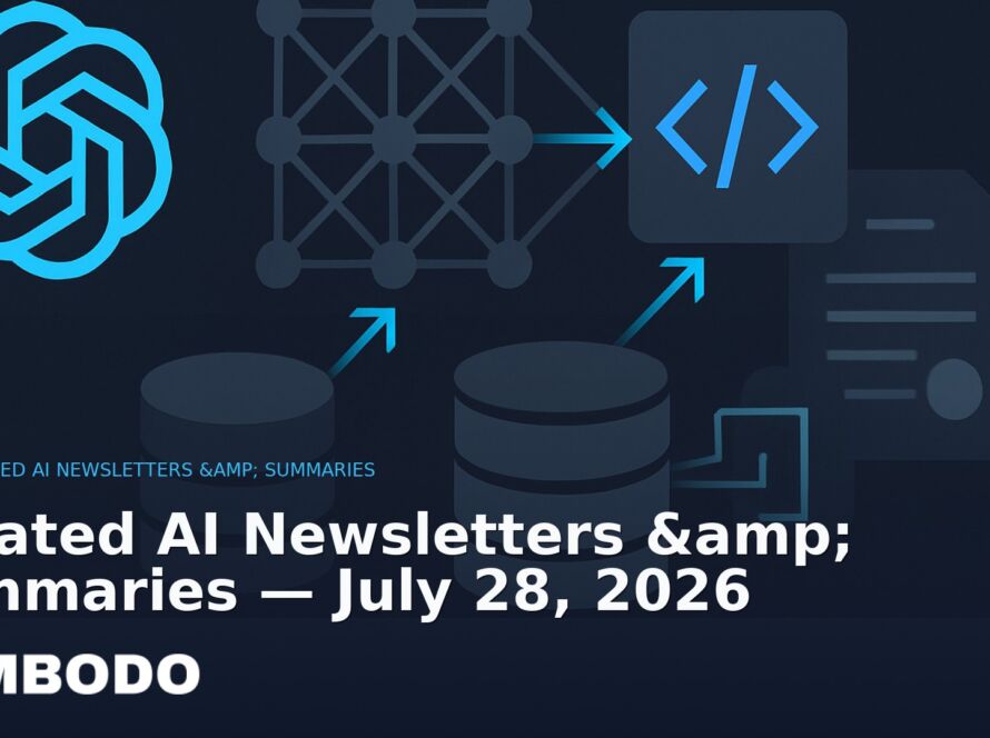 Illustration for the Kimbodo News & Research briefing “Curated AI Newsletters & Summaries — July 28, 2026” (Curated AI Newsletters & Summaries).