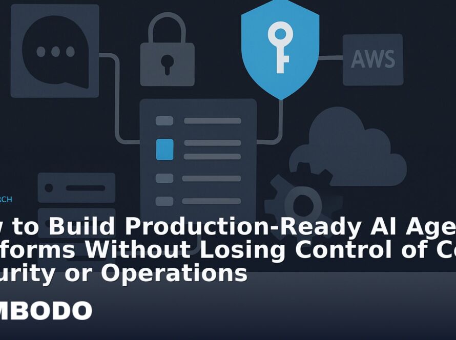 Illustration for the Kimbodo News & Research briefing “How to Build Production-Ready AI Agent Platforms Without Losing Control of Cost, Security or Operations” (Research).