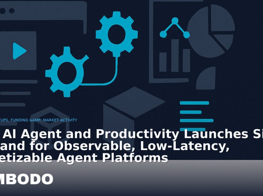 Illustration for the Kimbodo News & Research briefing “New AI Agent and Productivity Launches Signal Demand for Observable, Low‑Latency, Monetizable Agent Platforms” (AI Startups, Funding & Market Activity).