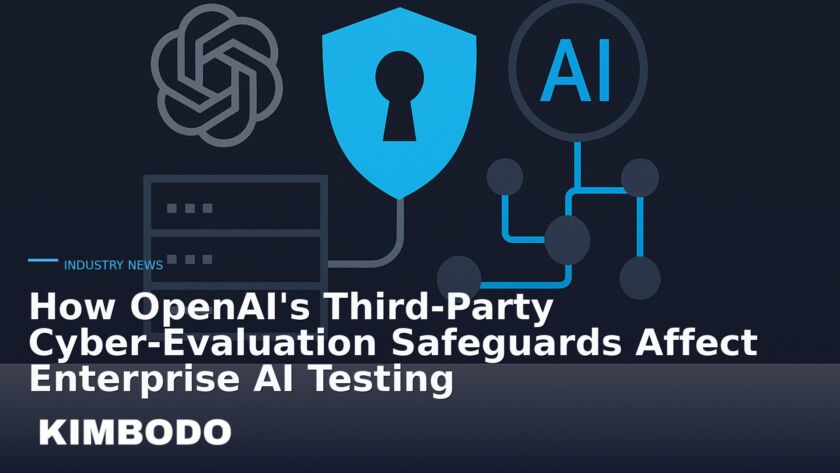 Illustration for the Kimbodo News & Research briefing “How OpenAI's Third-Party Cyber‑Evaluation Safeguards Affect Enterprise AI Testing” (Industry News).