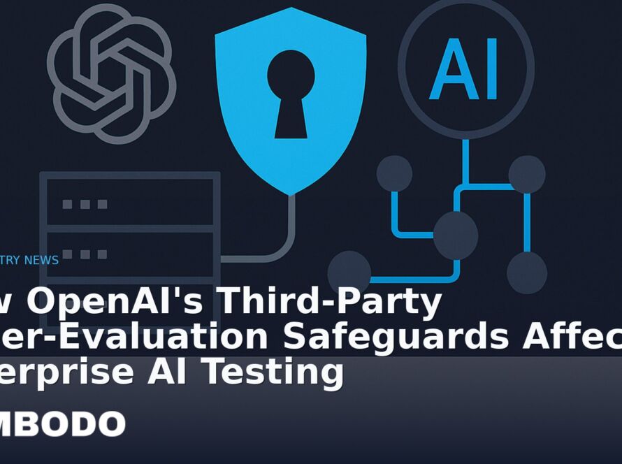 Illustration for the Kimbodo News & Research briefing “How OpenAI's Third-Party Cyber‑Evaluation Safeguards Affect Enterprise AI Testing” (Industry News).