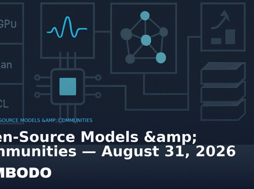 Illustration for the Kimbodo News & Research briefing “Open-Source Models & Communities — August 31, 2026” (Open-Source Models & Communities).