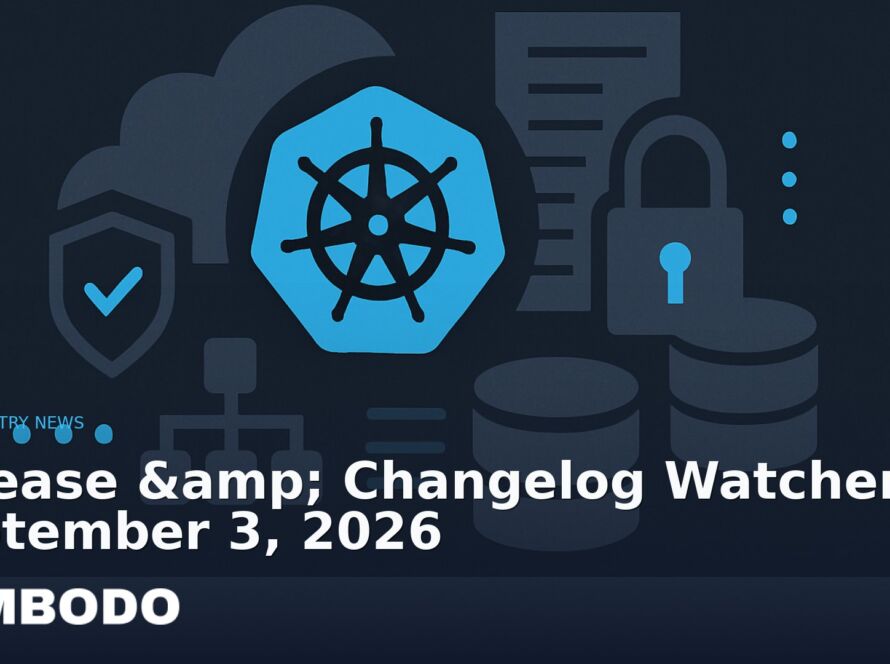 Illustration for the Kimbodo News & Research briefing “Release & Changelog Watcher — September 3, 2026” (Industry News).