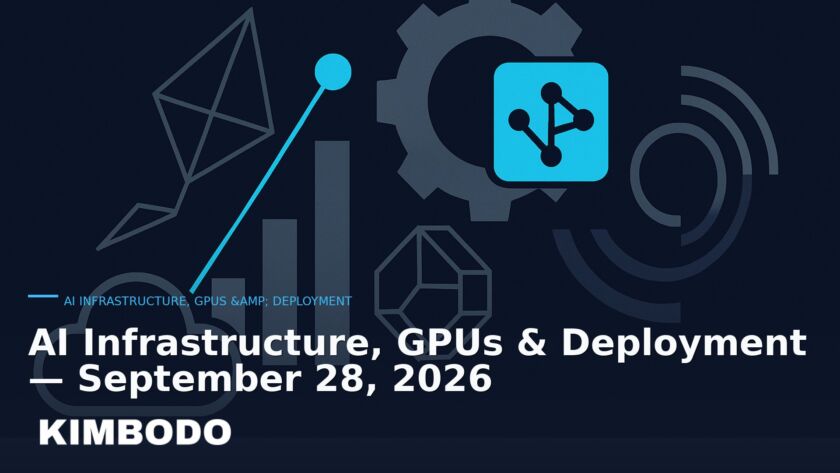 Illustration for the Kimbodo News & Research briefing “AI Infrastructure, GPUs & Deployment — September 28, 2026” (AI Infrastructure, GPUs & Deployment).