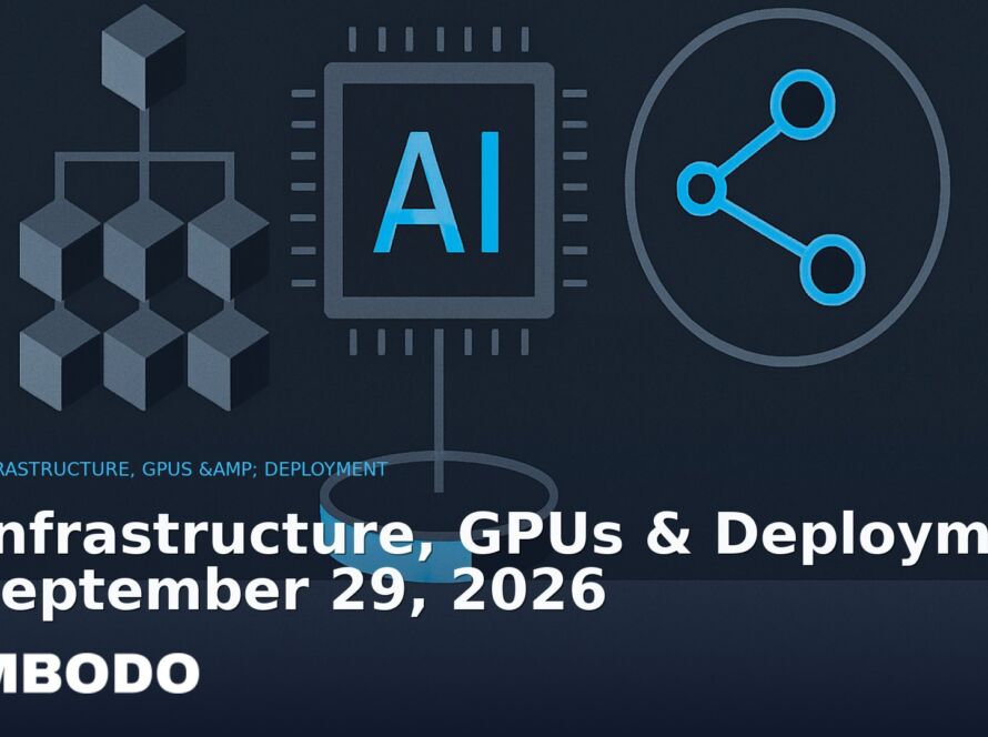 Illustration for the Kimbodo News & Research briefing “AI Infrastructure, GPUs & Deployment — September 29, 2026” (AI Infrastructure, GPUs & Deployment).