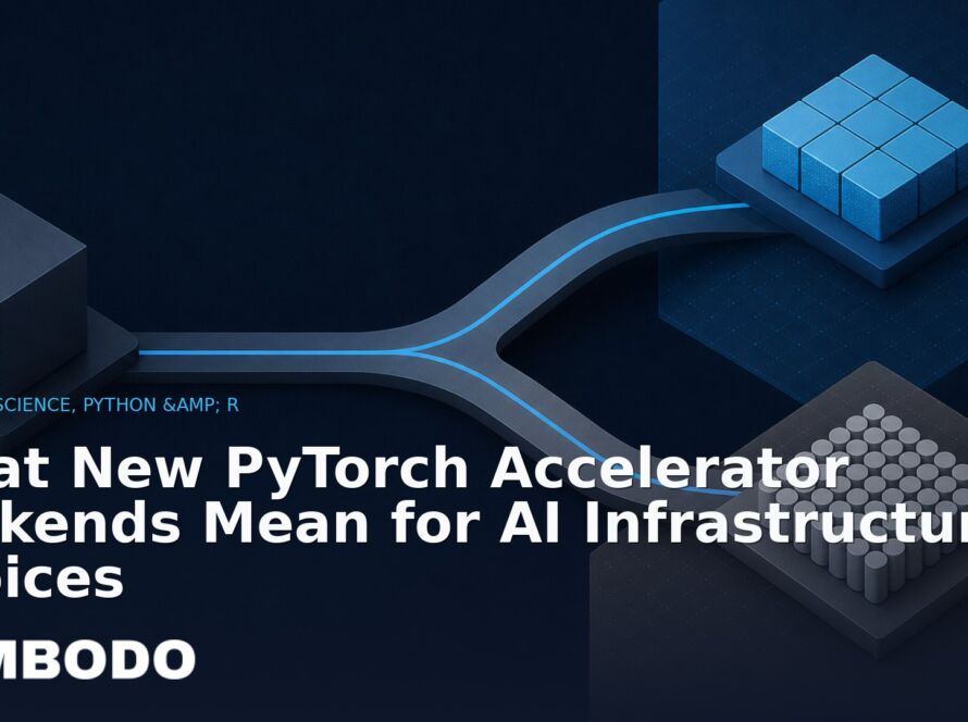 Illustration for the Kimbodo News & Research briefing “What New PyTorch Accelerator Backends Mean for AI Infrastructure Choices” (Data Science, Python & R).